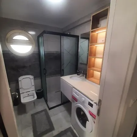 2+1 с видом на море, с большой террасой и бассейном Apartament
